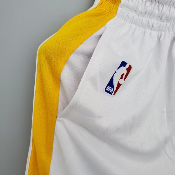 מכנס כדורסל לוס אנג׳לס לייקרס לבן