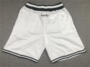 Brooklyn Nets White Swingman Throwback Shorts