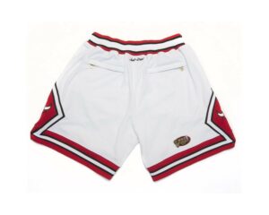 Chicago Bulls Basketball White Just Don Shorts