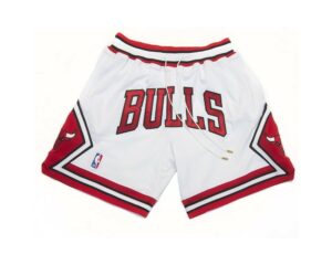 Chicago Bulls Basketball White Just Don Shorts
