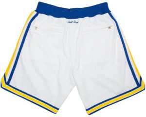 Golden State Warriors White Baksetball Just Don Shorts