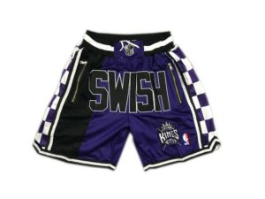 Sacramento Kings Just Don Shorts Basketball Purple SWISH