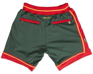 Seattle Supersonics Green Basketball Just Don Shorts