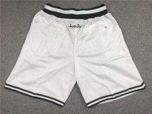 Brooklyn Nets White Swingman Throwback Shorts