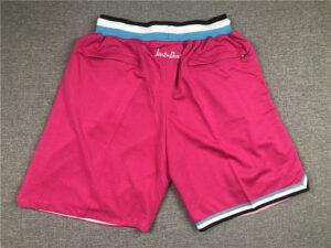 Miami Heat Pink Swingman Throwback Shorts