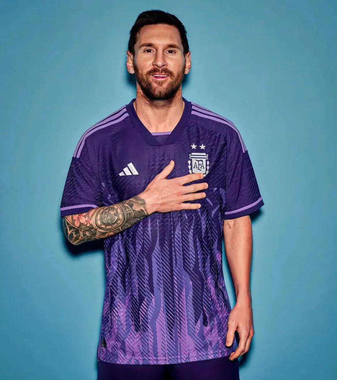 חולצת משחק ארגנטינה 2022 חוץ