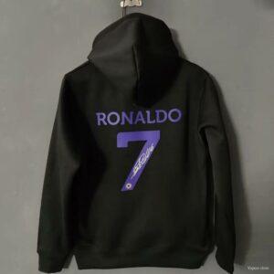 22/23 Al-Nassr FC Home CR7 רונאלדו אימונית אפורה קפוצ’ון