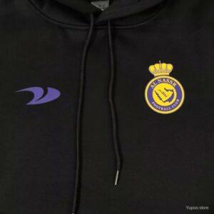 22/23 Al-Nassr FC Home CR7 רונאלדו אימונית אפורה קפוצ’ון