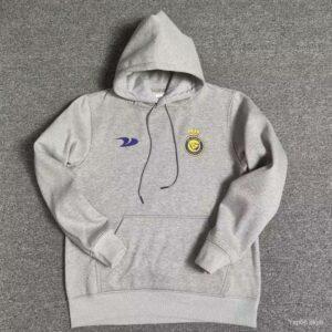 22/23 Al-Nassr FC Home CR7 רונאלדו אימונית אפורה קפוצ’ון