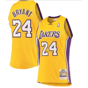 גופיית NBA ל.א לייקרס צהובה קובי בראיינט 24