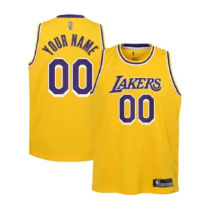 גופיית משחק NBA לוס אנג’לס לייקרס מהדורת 75 שנה – התאמה אישית