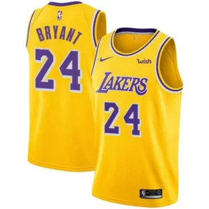 גופיית NBA לילדים ל.א לייקרס קובי בריאנט 24 צהובה