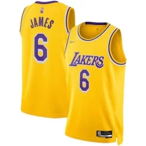 גופיית NBA לילדים ל.א לייקרס לברון ג’יימס 23 צהובה – 21/22