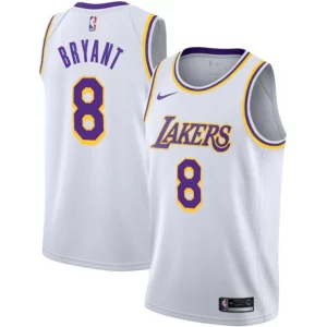 גופיית NBA לילדים ל.א לייקרס קובי בריאנט 8 לבנה