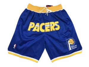 מכנסי NBA קצרים אינדיאנה פייסרס Just don כחול וצהוב