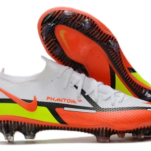 נעלי כדורגל Nike Phantom GT II Elite DF FG לבן כתום צהוב