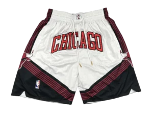 מכנסי NBA קצרים – שיקגו בולס – Just don – לבן