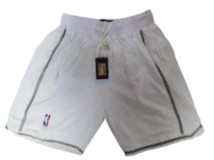 מכנסי NBA קצרים – ל.א לייקרס – Just don – לבן