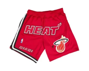 מכנסי NBA קצרים מיאמי היט JUST DON אדום
