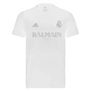 חולצת משחק ריאל מדריד Balmain X לבנה 23/24