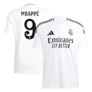 חולצת משחק ריאל מדריד בית 24/25 – Mbappé