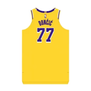 גופיית משחק NBA לוס אנג’לס לייקרס מהדורת 75 שנה – לוקה דונצ’יץ