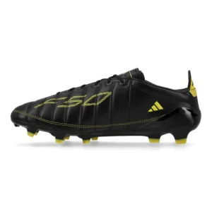 adidas F50 Elite Adizero 2010 FG Leather Remake – Core Black/Yellow LIMITED EDITION
