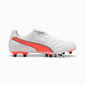 PUMA King LIGA FG/AG – PUMA White/Glowing Red/PUMA Black