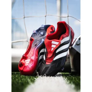 adidas Predator Precision FG – Core Black/Footwear White/Collegiate Red LIMITED EDITION