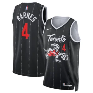 גופיית NBA סקוטי בארנס טורונטו ראפטורס – Black City Edition 2025/26 | HOOPERS