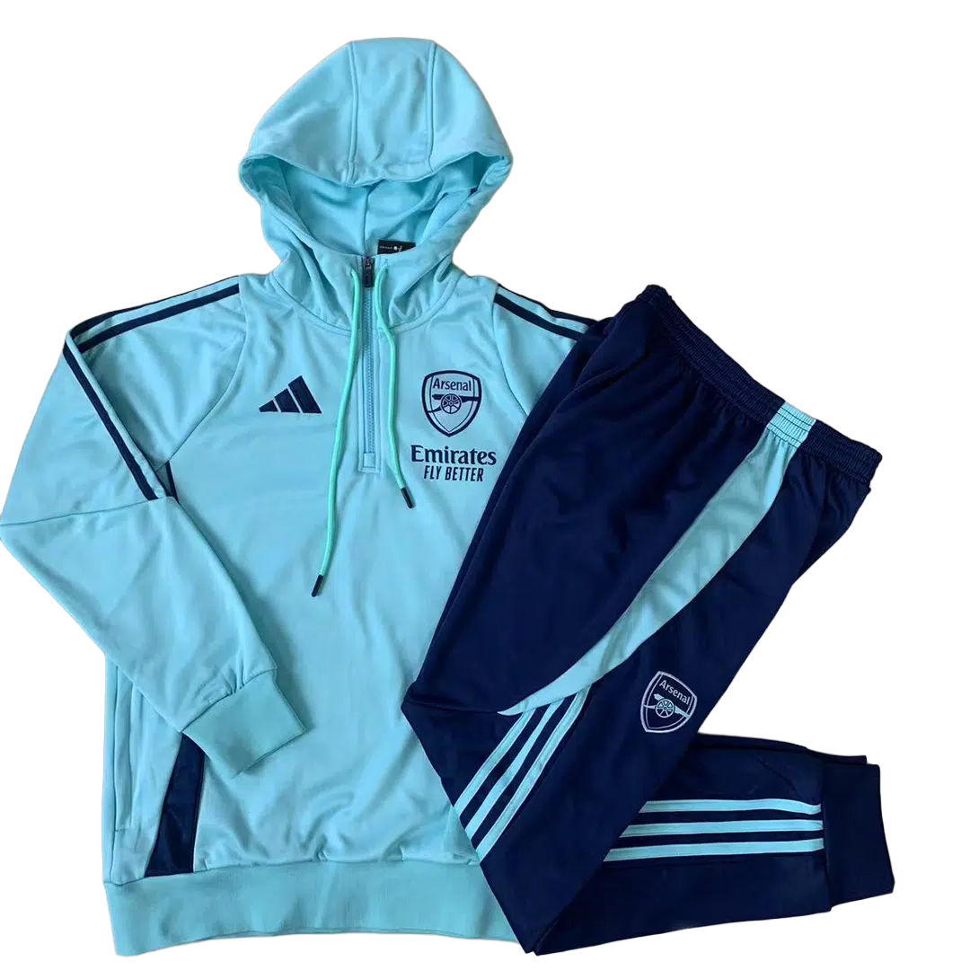 Arsenal Light Blue Hoddie Suit Kids.png