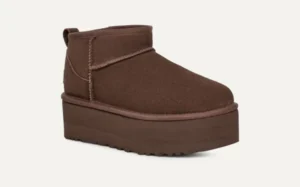 Ugg Ultra Mini Classic Platform Boots Burnt