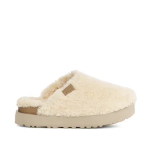 UGG FUZZ SUGAR SLIDE NATURAL
