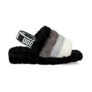 UGG Fluff Yeah Slide Black Multi