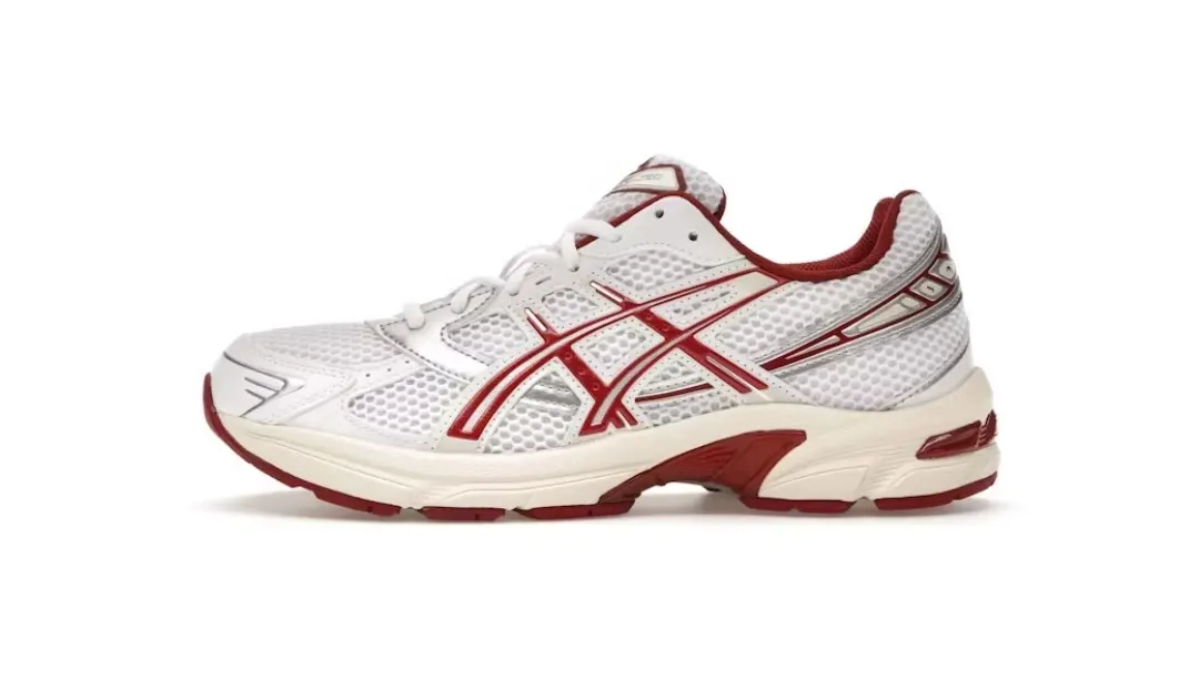 Asics Gel 1130 White Red Dahlia 1