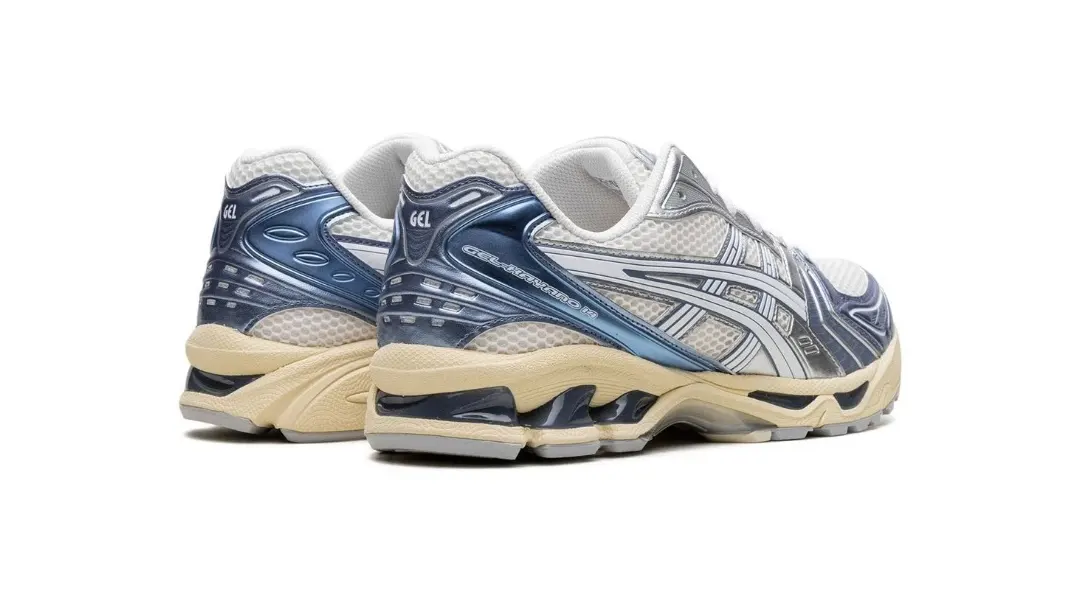 Asics Gel Kayano 14 Cream Metallic Blue 1 1