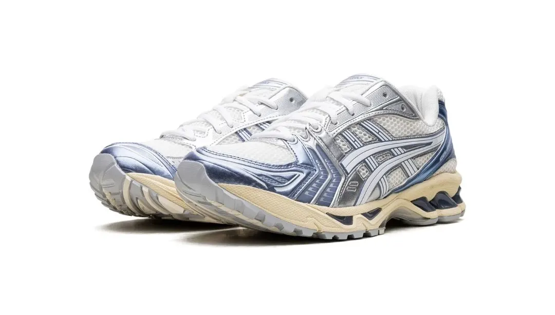 Asics Gel Kayano 14 Cream Metallic Blue 2 1
