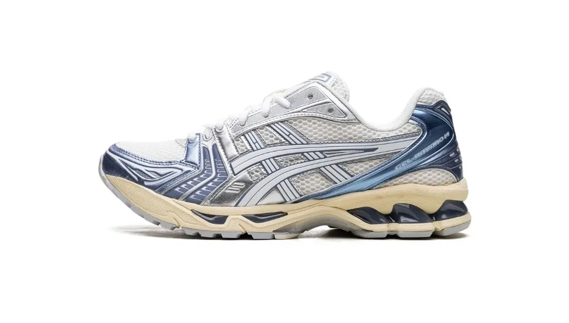 Asics Gel Kayano 14 Cream Metallic Blue 3 1 1