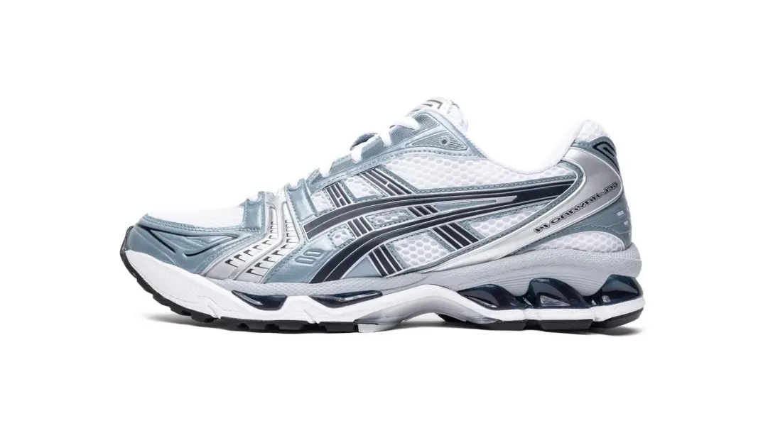 Asics Gel Kayano 14 White Fjord Grey 1 1
