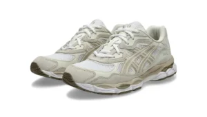 נעלי אקסיקס | Asics Gel-NYC White Feather Grey