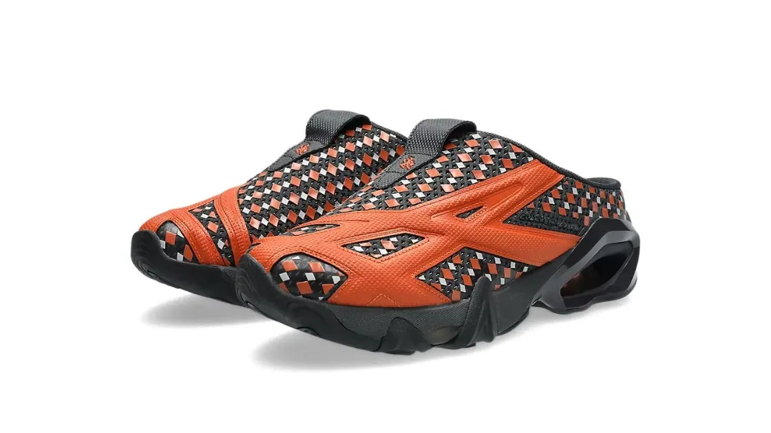 Asics Novalis Gel Styrax Kiko Kostadinov Obsidian Grey Rust Orange 2 1