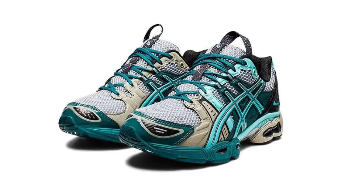 Asics Ub3 S Gel Nimbus 9 Kiko Kostadinov Piedmont Grey Aruba Blue 2 1