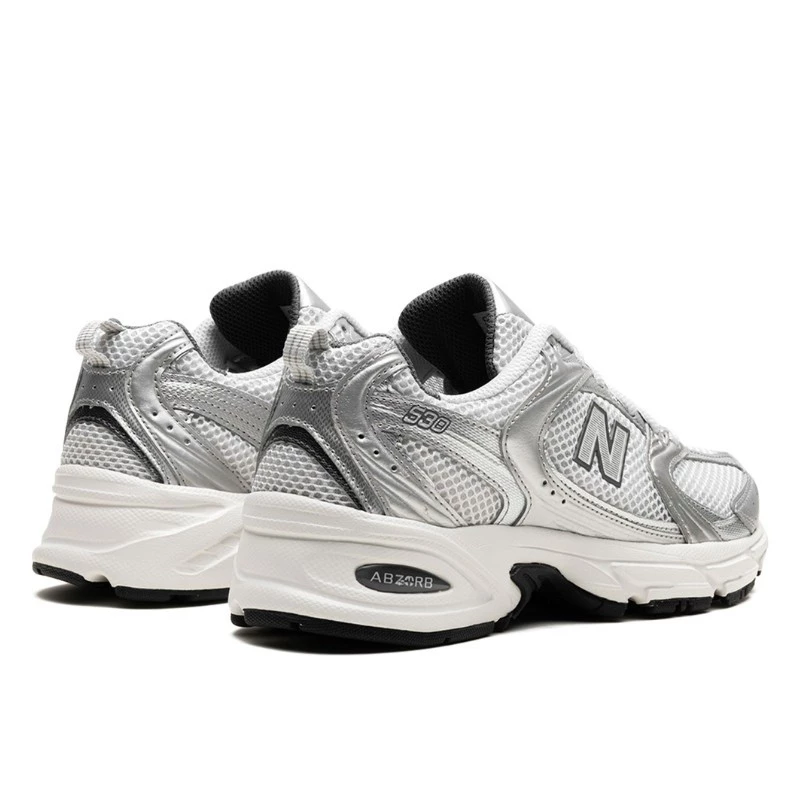 New Balance 530 Grey Matter Silver Metallic 1