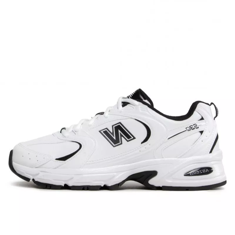 New Balance 530 White Black Leather 1