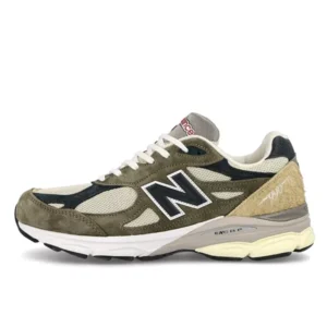 נעלי ניו באלאנס | New Balance 990 v3 Made In USA Green Cream