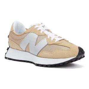 נעלי ניו באלאנס | NEW BALANCE 327 WOMENS BEIGE / SILVER TRAINERS