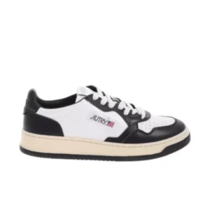 נעלי Autry Medalist Low Sneakers Black white Toe