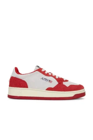 נעלי Autry Medalist Low Sneaker Suede Upper Red