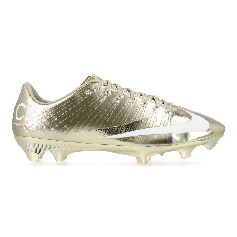 Nike Mercurial Vapor Superfly CR7 RGN - Metallic Gold/White LIMITED EDITION – תמונה 8