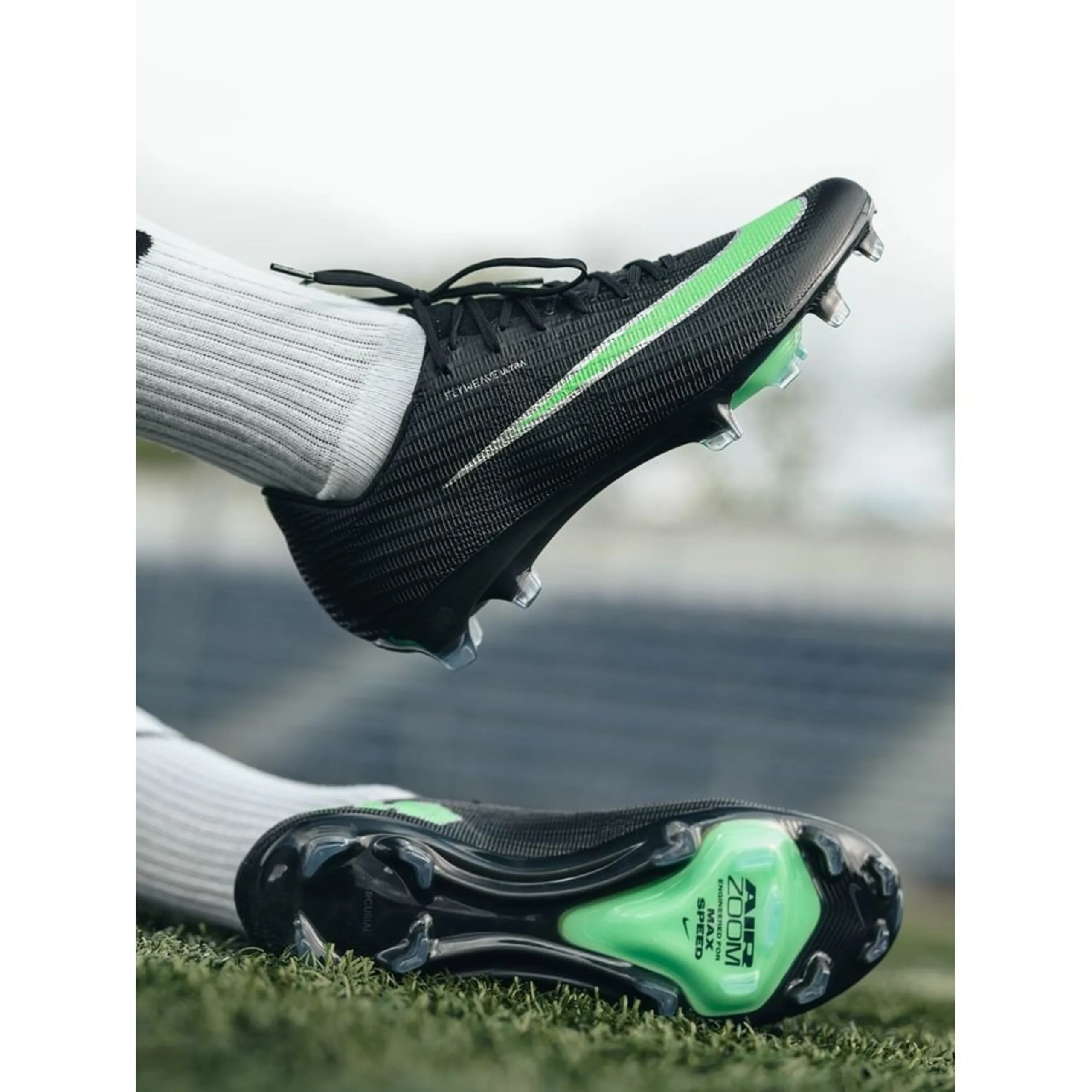 Nike Air Zoom Mercurial Superfly 11 Elite FG Shadow - Black/Illusion Green PRE-ORDER – תמונה 2